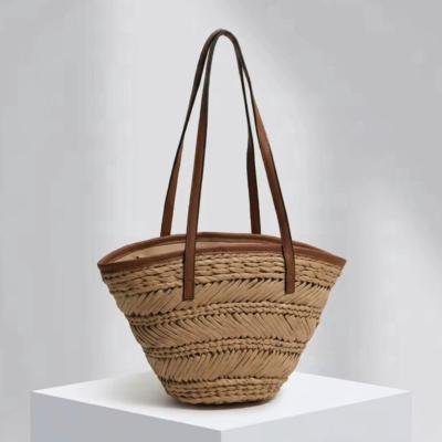 The Coastal Woven Raffia Market Tote