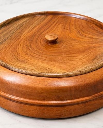 Handcrafted Covered Wooden Hotpot